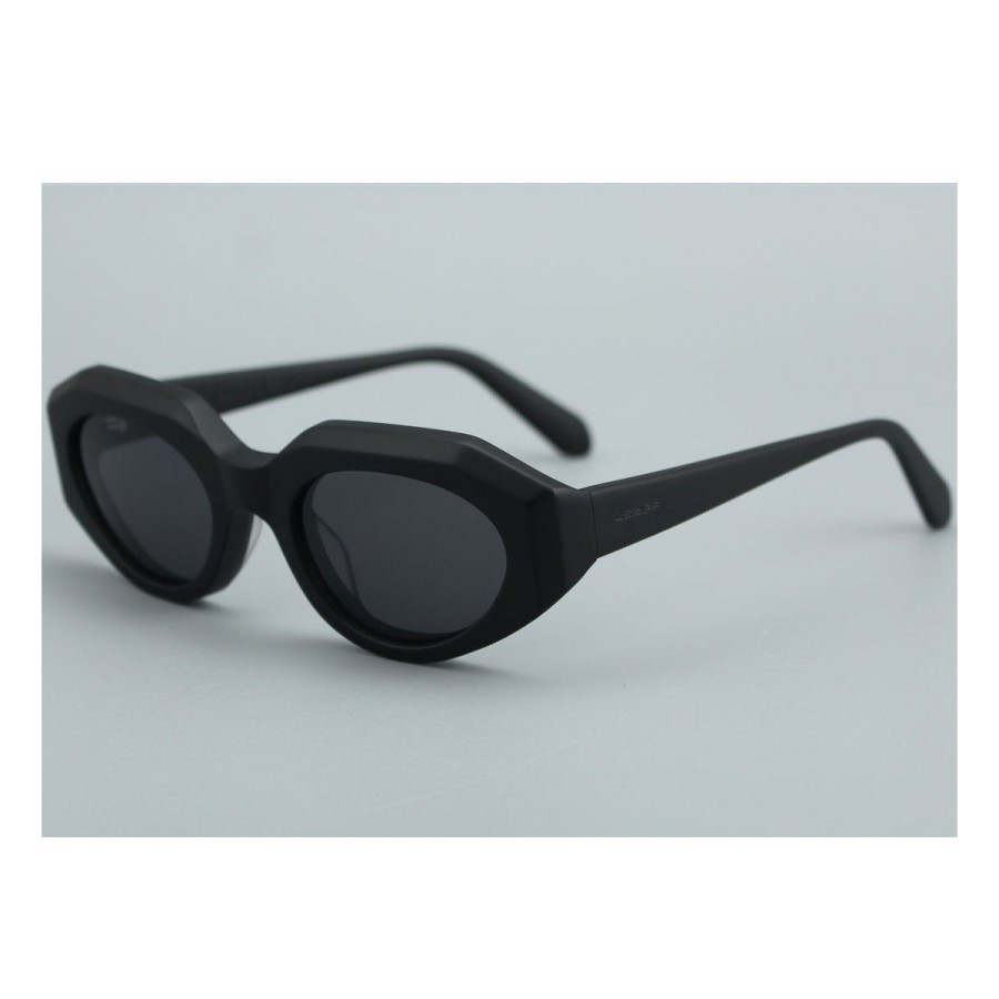 Occhiali Da Sole Leziff | Iwaki Nero-Nero Satinato