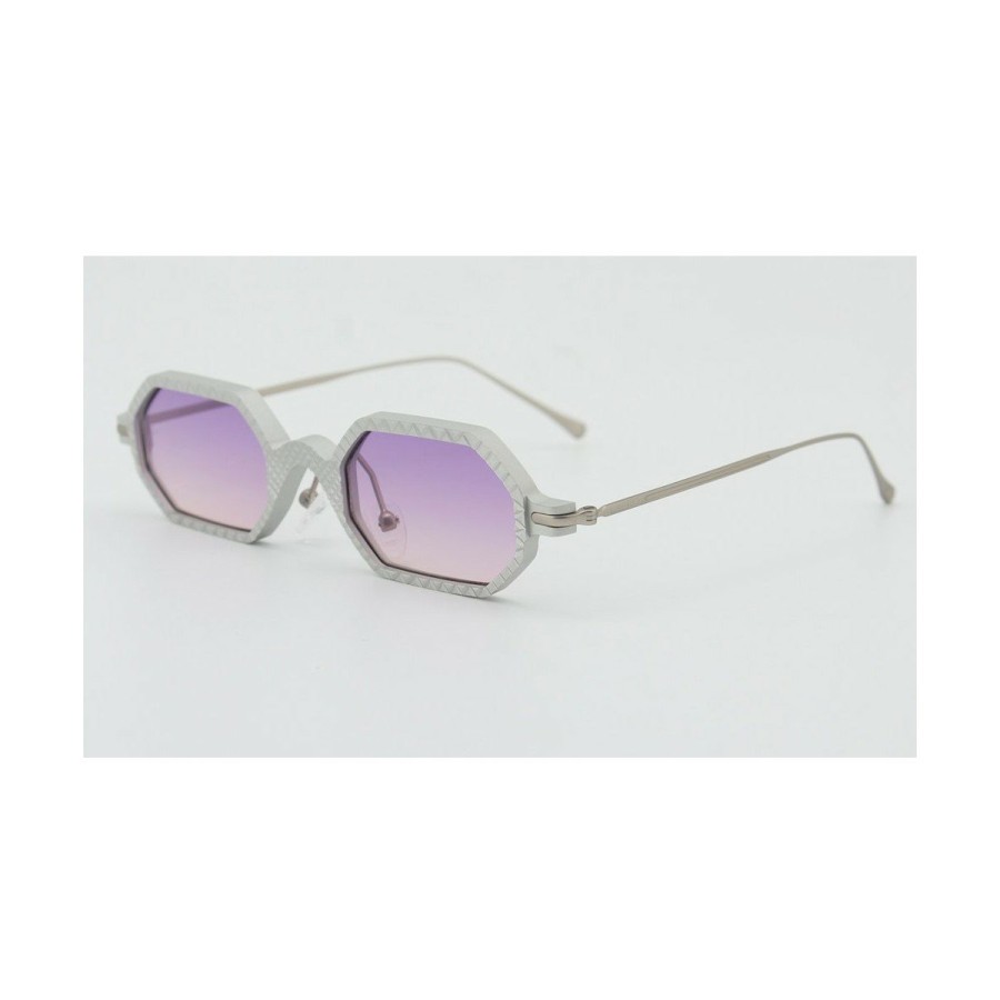 Occhiali Da Sole Leziff | Paris Viola Gradient-Argento